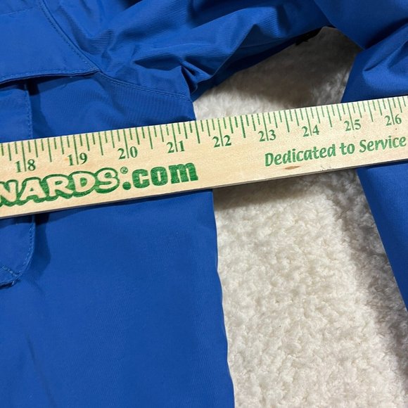 Burton Jacket Small Dry Ride Snowboard Ski Insulated Hooded Blue Full Zip Pocket - Picture 6 of 12